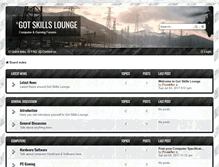 Tablet Screenshot of gotskillslounge.com